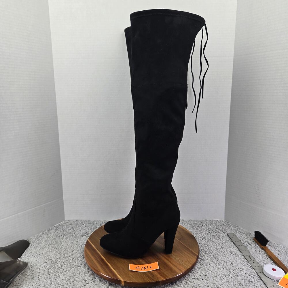 Steve Madden Gorgeous Black Casual Fashion Casual Over The Knee Boots Womens 8 M